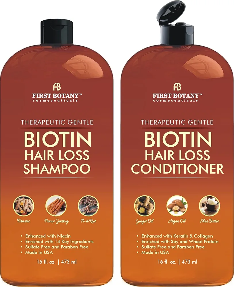 Amazon.com : First Botany, Hair Growth Shampoo Conditioner